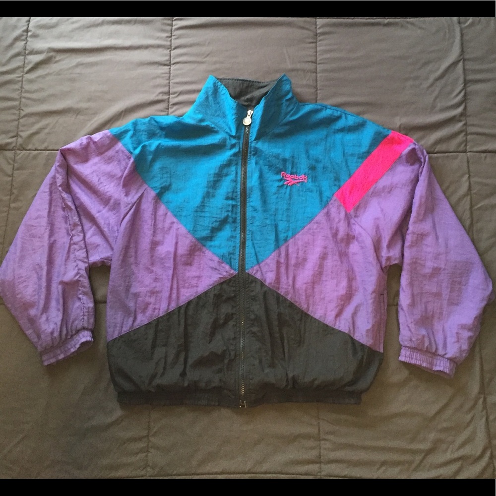 Reebok retro zip-up windbreaker